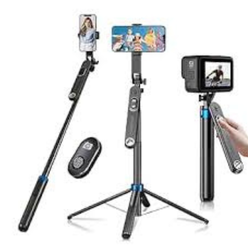 00-5.png Q515 Foldable Tripod with Mobile Holder - Image 1