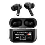 AirPods A9 Pro ANC Touch Screen Display Earbuds – Black Edition
