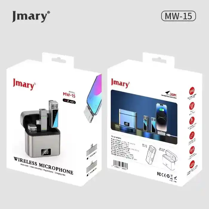 1710161671_Jmary-MW-15-Type-C-wireless-Microphone-box-1.webp Jmary MW-15 2.4G wireless Microphone for Mobile (Type-C) - Image 1