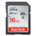 SanDisk 16GB Memory Card with Lifetime Warranty