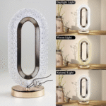 V Crystal Table Lamp - 3 Modes USB Rechargeable Luxury Design