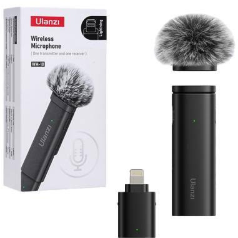 Untitled-design_20250718_021619_0000.png Ulanzi WM-10 Wireless Clip-on Microphone for Smartphone & Type-C - Image 1