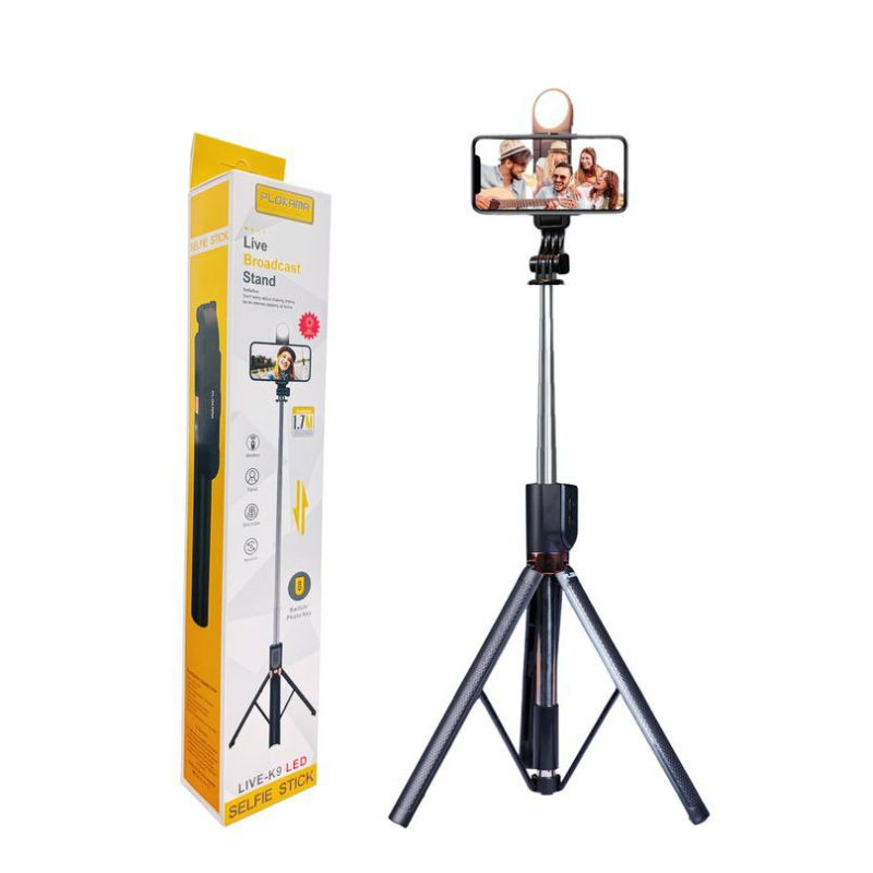 bbbb-2.png Y19 Tripod Stand – Lightweight with Remote - Image 1
