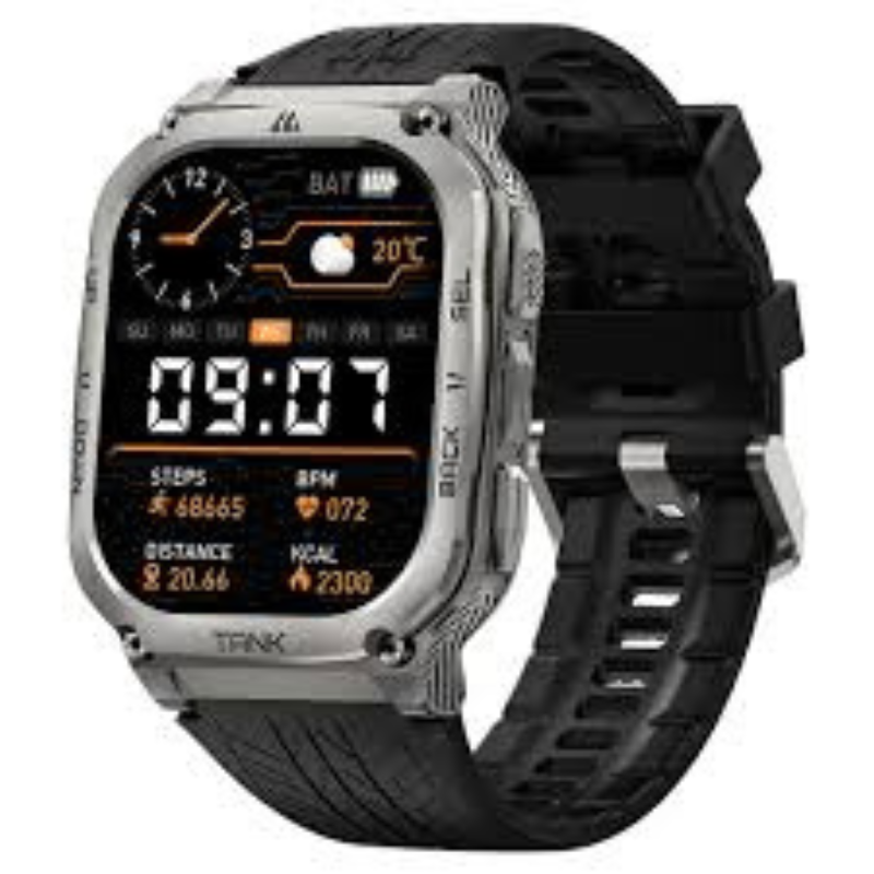 c.png Kospet Tank M3 Ultra 5 ATM & IP69K Dive-Proof Smart Watch - Silver - Image 1