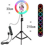 MJ-33 LED Ring Light with Stand (Multi-Mode Lighting) - Image 3
