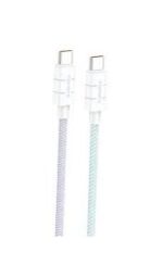 FONENG XS02 1.2M Braided 3A Type-C Cable - White - Image 4