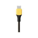 Realme 3A Type-C Charging Cable - Black Yellow - Image 4