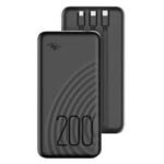 Itel Star 200C 20000mAh Power Bank with Built-in Charging Cables - Image 3