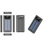 RECRSI 10000mAh Solar Power Bank with Light - Image 4