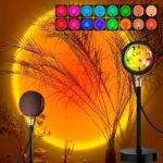 USB Sunset Lamp Projector LED Night Light – Rainbow Color Sun Atmosphere - Image 3