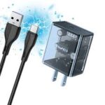 Awei C11T Fast Charging Type‑C Transparent Adapter with 1M Cable - Image 4