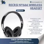 Recrsi NY666 Wireless Headset – Active Noise Isolation & Hi-Res Audio - Image 2