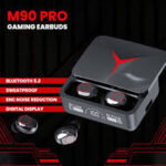 M90 Pro TWS Earbud Bluetooth 5.2 with Power Bank & 280H Playback - Image 2