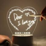 Heart-Shaped Crown Message Board LED Lamp - Image 4