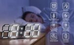 3D LED Digital Wall Clock – Modern Time Display with Alarm & Night Light - Image 3