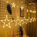 Star Curtain String Lights – Hanging Decorative Lights - Image 4