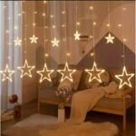 Star Curtain String Lights – Hanging Decorative Lights - Image 3