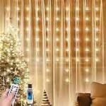 Star Curtain String Lights – Hanging Decorative Lights - Image 2