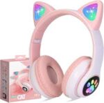 STN-28 Wireless Cat Ear Headset – Bluetooth Headphones with LED Light - Image 4