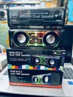V8 RGB Armour BT5.3 Dual 13.6W Transparent Speaker (Mecha V8) - Image 4
