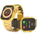 HK9 Golden Smart Watch - Image 4