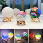 DIY 3D Painting Moon Lamp – Battery Operated Night Light with Stand for Kids - Image 2