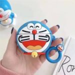 Doraemon AirPods Pro Case – Cute Silicone Cover for Kids and Fans - Image 2