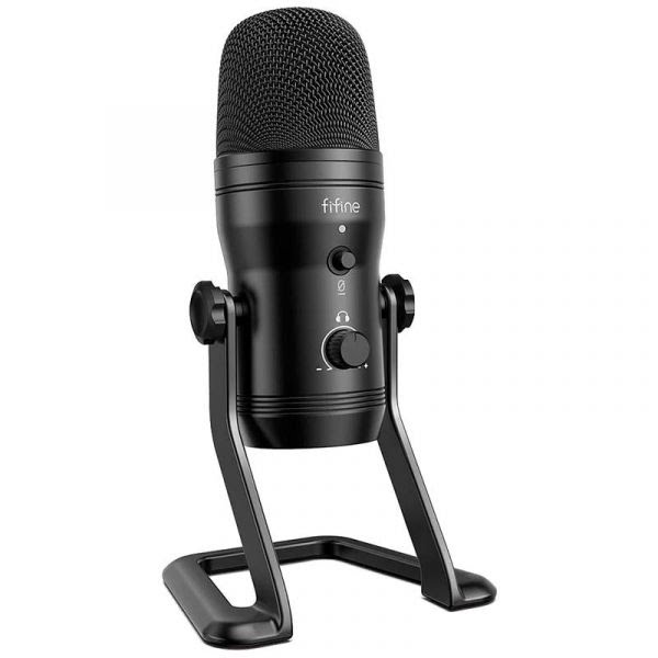 fifine-k690-usb-microphone-blue-yeti-killer-with-4-polar-patterns-gain-dials-live-monitoring-a-mute-button-in-bd-at-bdshopcom-1.jpg FIFINE K690 USB Microphone - Image 1