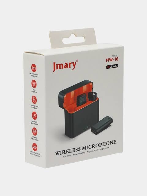 images-21-1.jpeg Jmary MW-16 2.4G Wireless Microphone For Mobile & Camera - Image 1