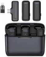DK11 Dual Wireless Microphone with Charging Case - Image 2
