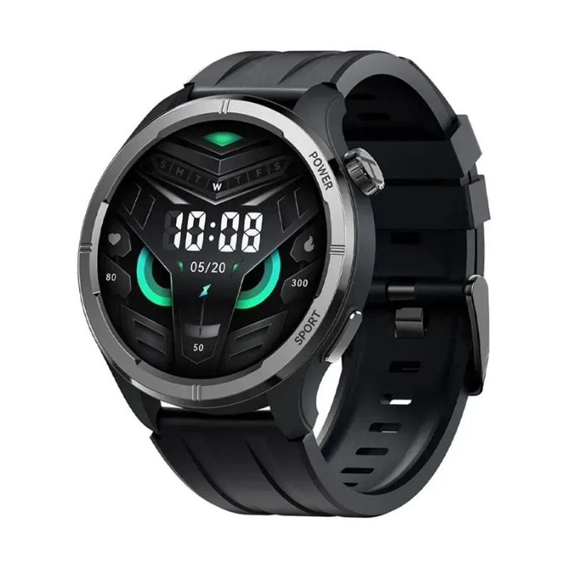taiyan.png Haylou Solar Neo 1.53″ BT Calling Smart Watch – Black - Image 1