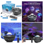 Galaxy Starry Sky LED Projector Night Light with Bluetooth Speake