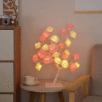 USB LED Rose Flower Bonsai Lamp – Night Light for Bedroom, Table & Gift Decoration