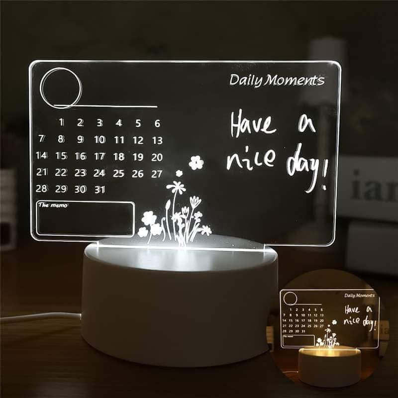 yyyy-3.png Creative LED Note Board Night Light - Image 1