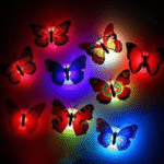 3D Colorful LED Butterfly Wall Lights – Decorative Night Lamps for Home & Party Decor