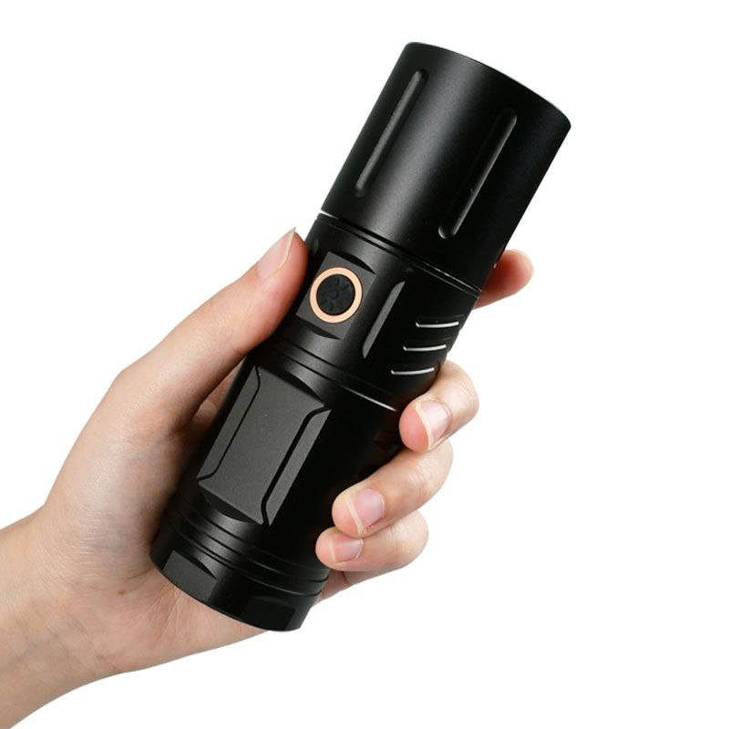 yyyyyyy-6.png Rechargeable LED Torch Flashlight – High Brightness Handheld Light - Image 1