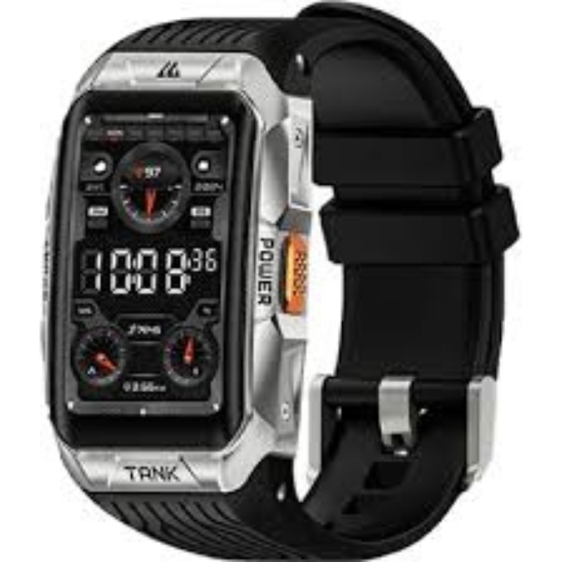 yyyyyyyyyyyyyy.png KOSPET TANK X2 Ultra 1.46" AMOLED Dive-proof GPS Smart Band - Silver - Image 1