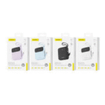 FONENG PX112 10000mAh Magnetic Power Bank with 2 Cables - Purple