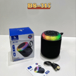Portable Dual Wireless Speaker – IPX5 Waterproof, RGB LED Lights, USB, TF Card, AUX Supported