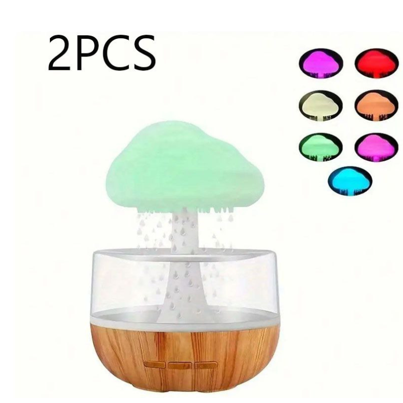 zz-8.png Cloud Rain Humidifier – LED Night Light Aroma Diffuser - Image 1