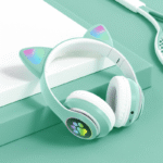 STN-28 Wireless Cat Ear Headset – Bluetooth Headphones with LED Light