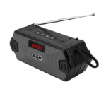 Portable TWS Wireless Speaker with Mobile Phone Holder & FM Radio – USB Supported
