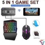 Mk500 5-in-1 Gaming Keyboard & Mouse Combo with Converter & Phone Holder - Image 2