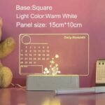 LED Acrylic Board Note Night Light - Image 2