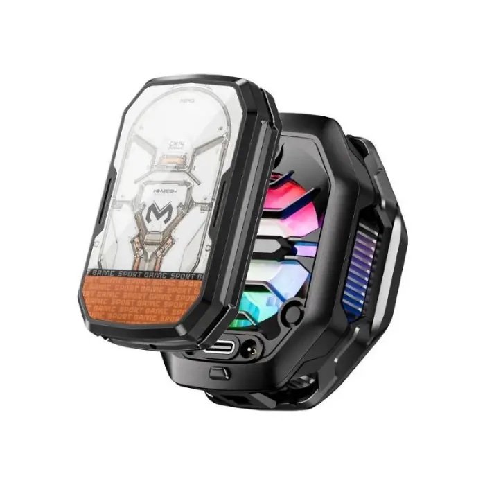 img_3024 MEMO CX14 10W Magnetic Phone Cooler – TEC Ice Cooling Fan with RGB Light - Image 1
