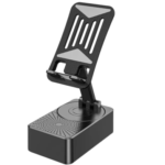 3-in-1 Foldable Phone Holder Stand with Bluetooth Speaker – Portable Desktop Mobile Stand