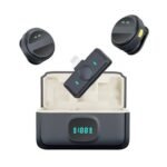 SX21 Type-C 2.4G Smart Clip-On Wireless Microphone with Charging Case