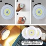 Rechargeable 3 LED Cabinet Light with Remote Control - Image 2