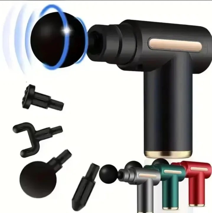 img_3224 Percussion Massage Gun with LED – USB Deep Tissue Muscle Recovery Massager (3 Speed) - Image 1