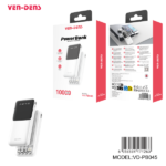 Ven-Dens 10000mAh Power Bank (Model VD-PB039)